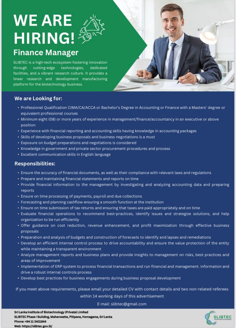 Finance Manager