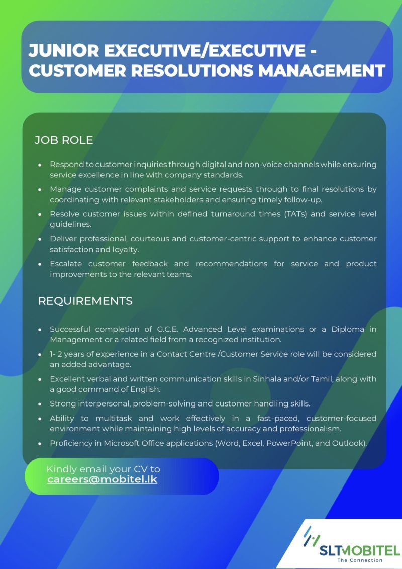 Executive customer resolution management