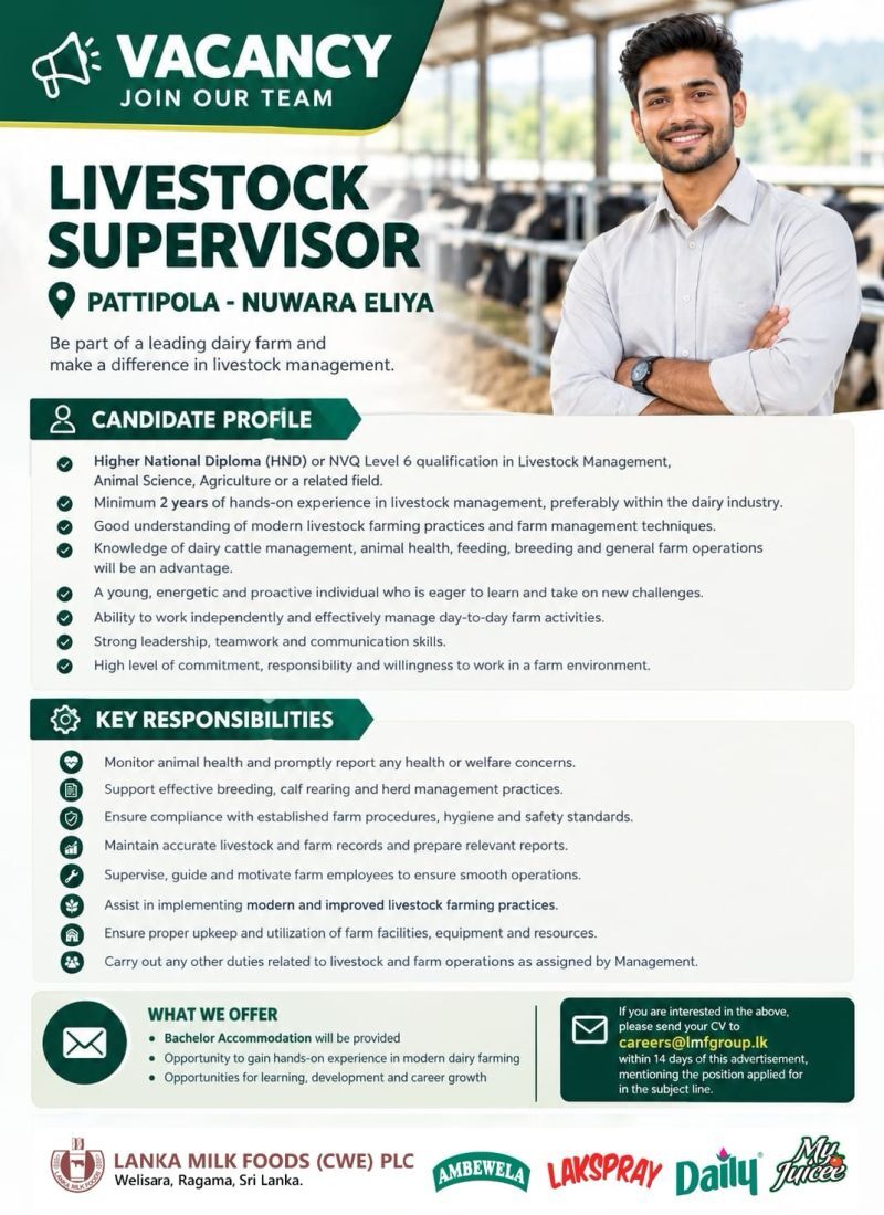 Livestock Supervisor