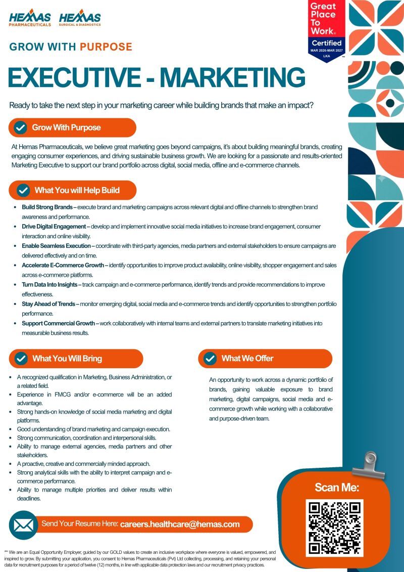 EXECUTIVE – MARKETING