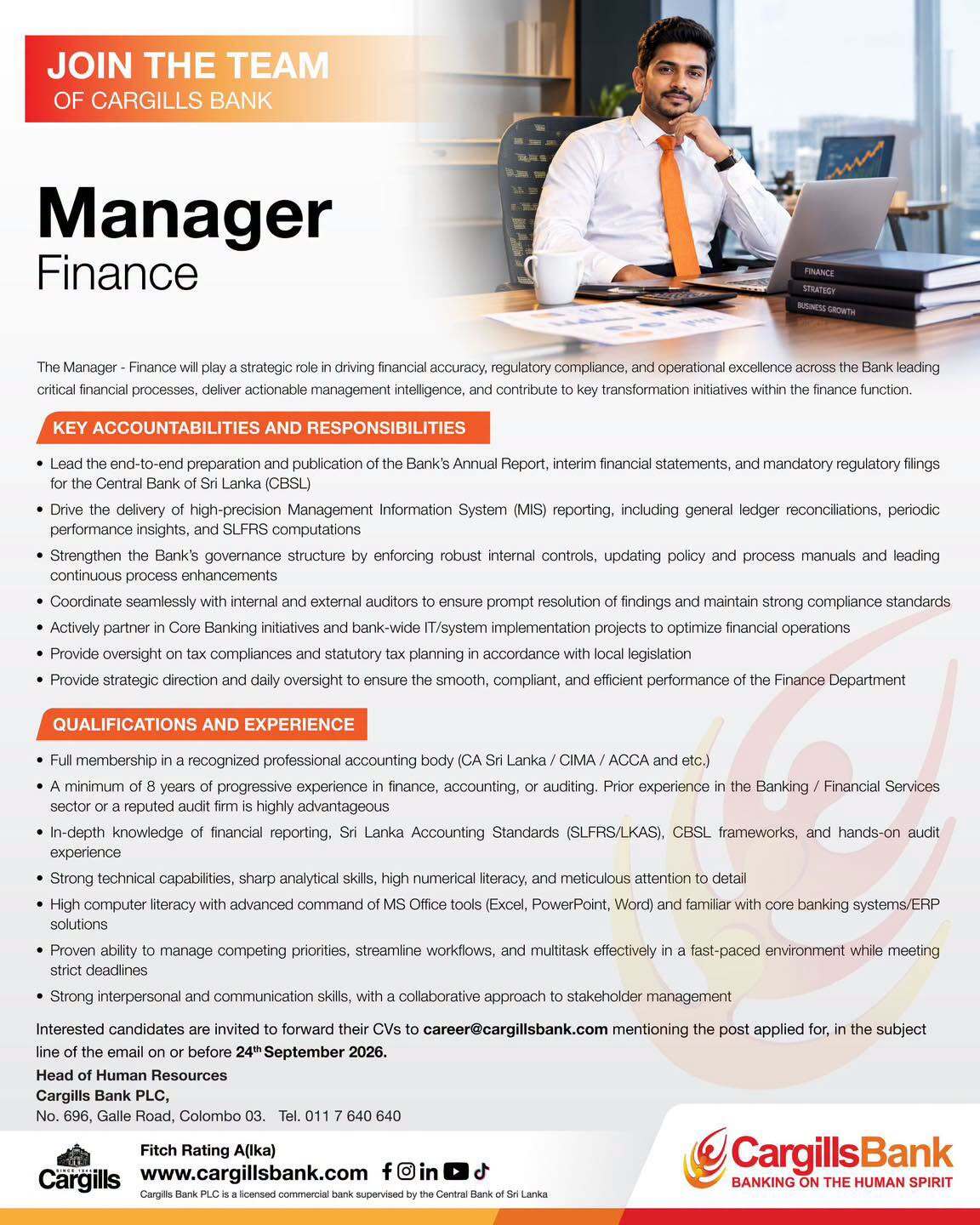 Manager Finance