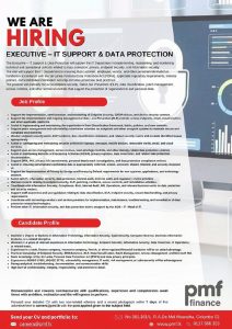 Executive – IT Support and Data Protection