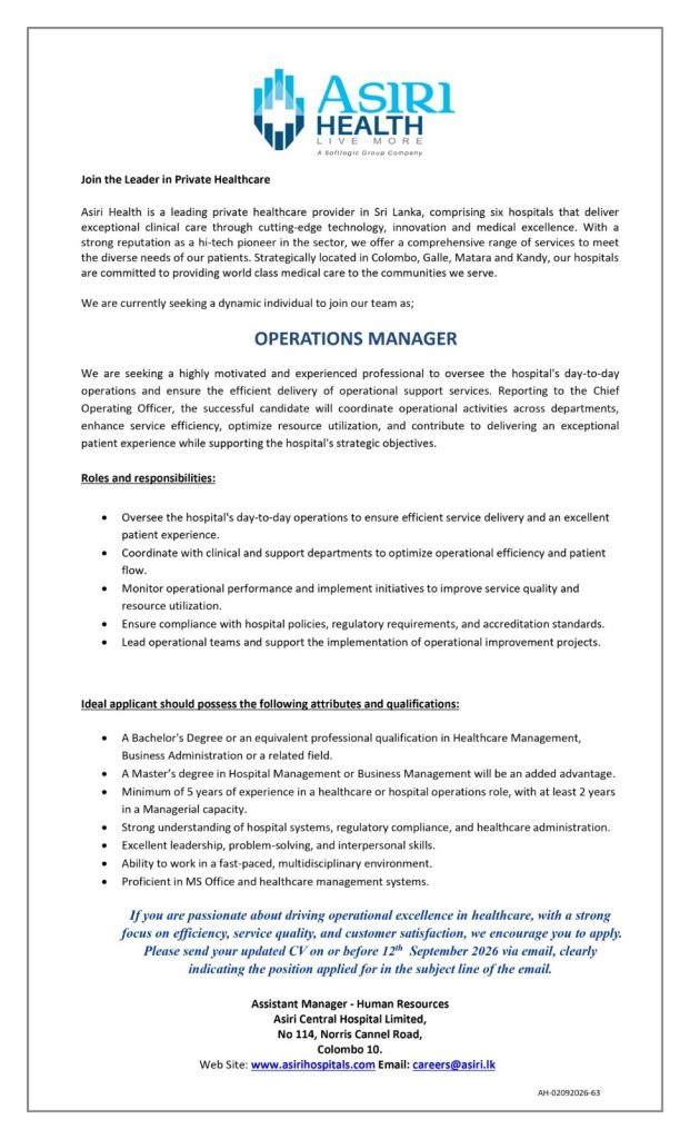 Operations Manager