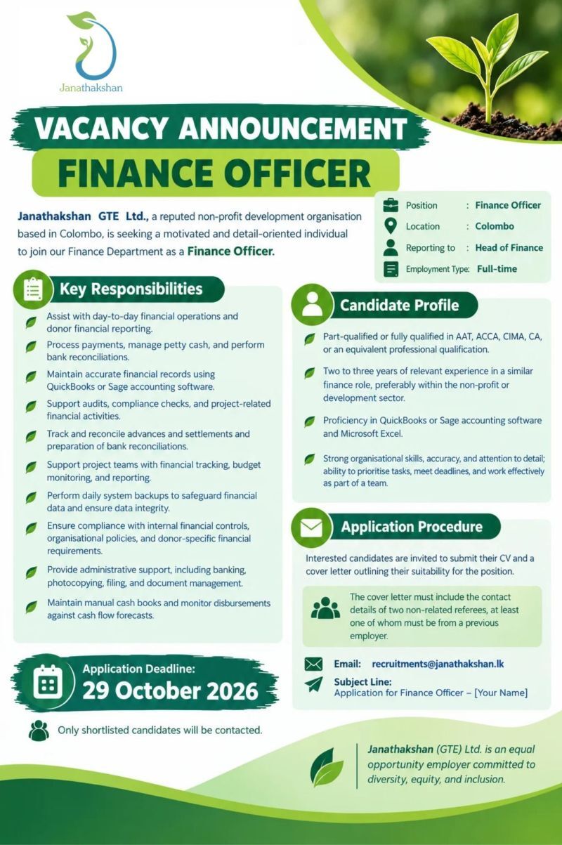 Finance Officer