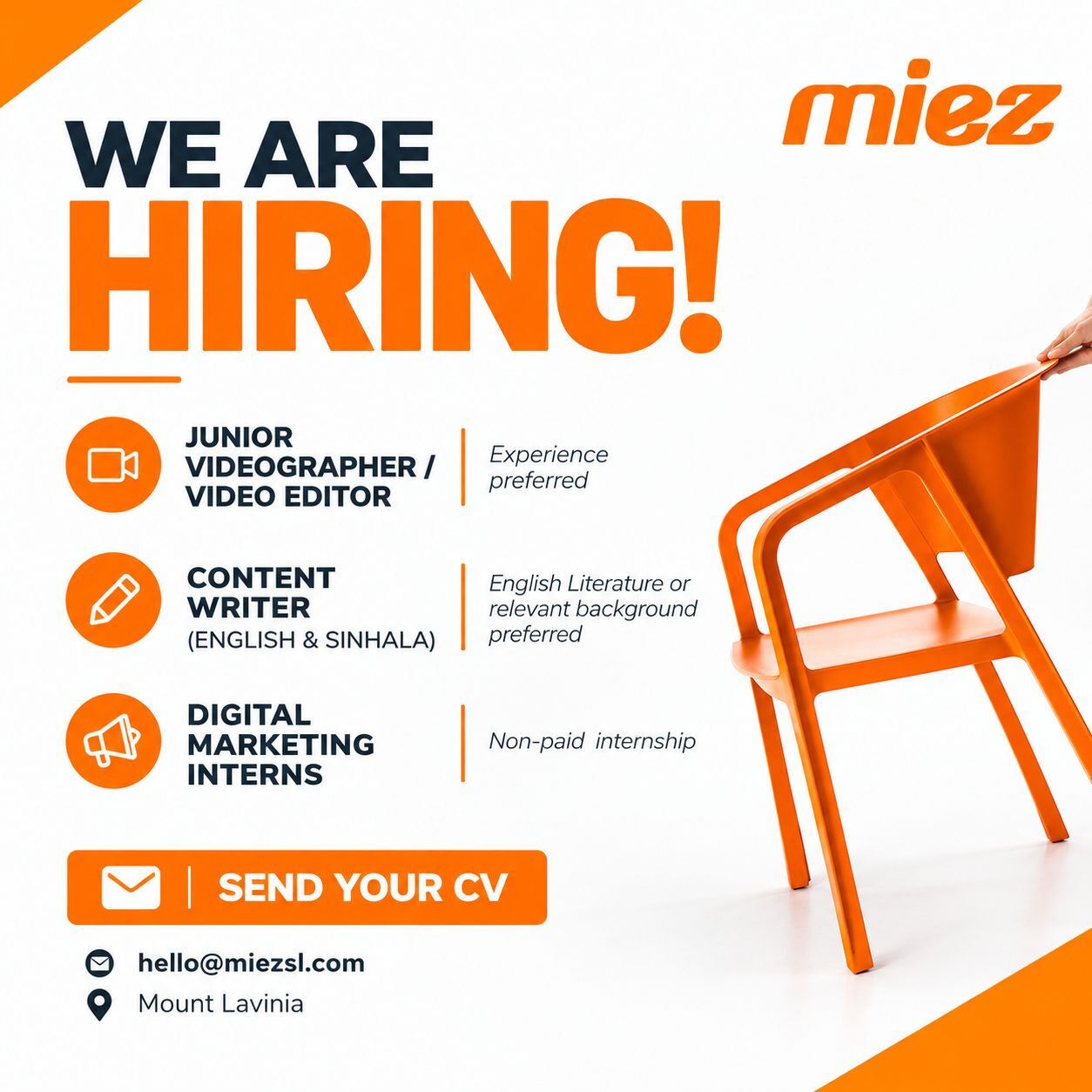 Video Editor / Content Writer / Digital marketing interns